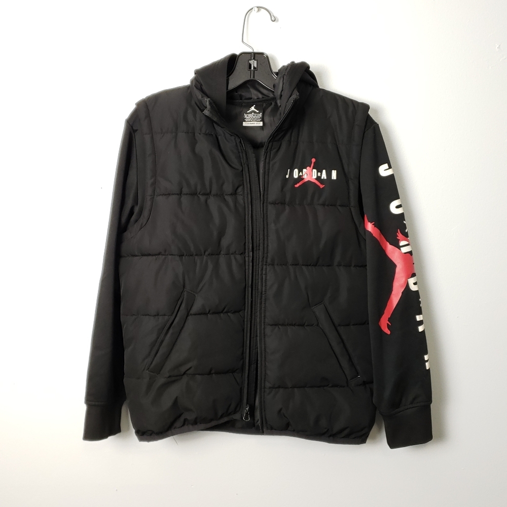 Air Jordan puffer jacket kids sz L(12-13years) - Picture 2 of 5